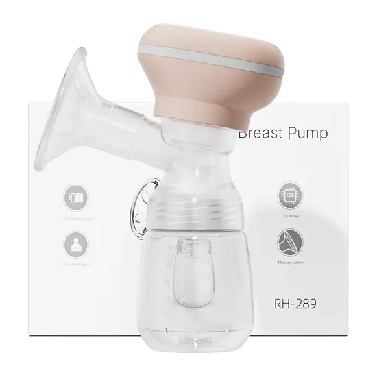 LED Screen Electric Breast Pump Portable Wireless Hands
