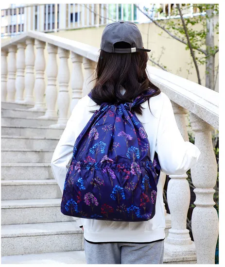 Backpack Nylon Bundle Pocket Women′s Outdoor Sports Bag Large Capacity Mommy Bag Backpack Lightweight Travel