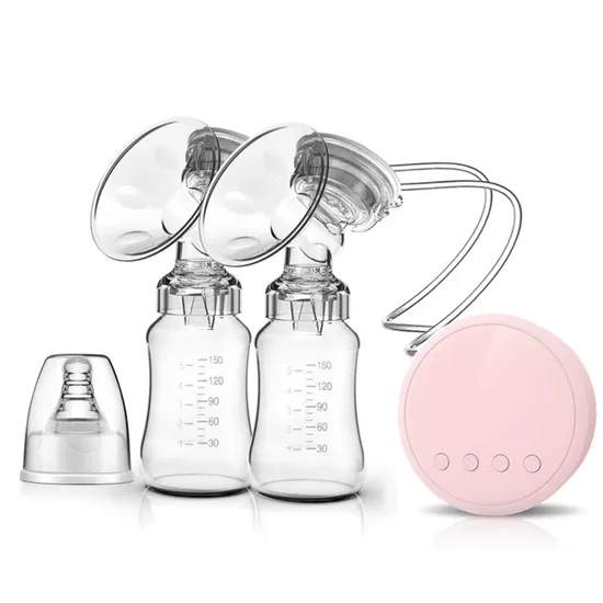 Double Side Electric Portable Breast Pump with Massage Function