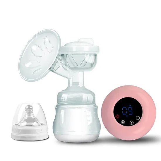 Portable Breast Pump Feeding Milk Digital Display Single Electric Breast Pump with Touch Screen 