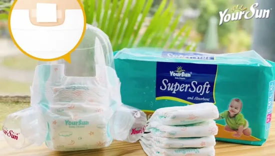 Hot Sale in Afraic Baby Diaper Color Green Baby Care 