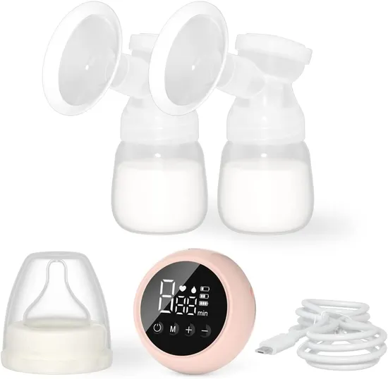 2022 New Design Breast Pump Digital Touch Screen Single Electric Breastfeeding Breast Pump 