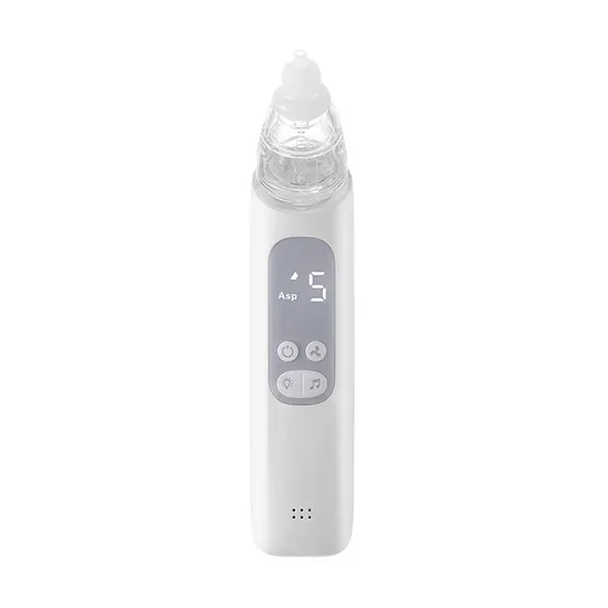 Rechargeable Electric Nose Sucker Nasal Aspirator with Music Function Adjustable Volumefor Baby 