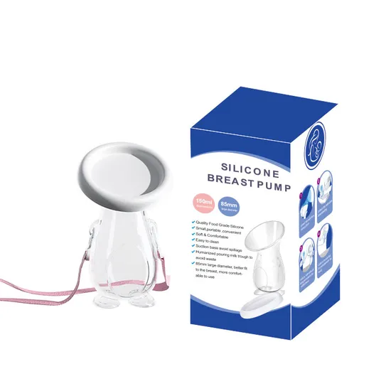 High Quality Single Manual Breast Pump Silicone Manual Breast Pump for Baby Milk 