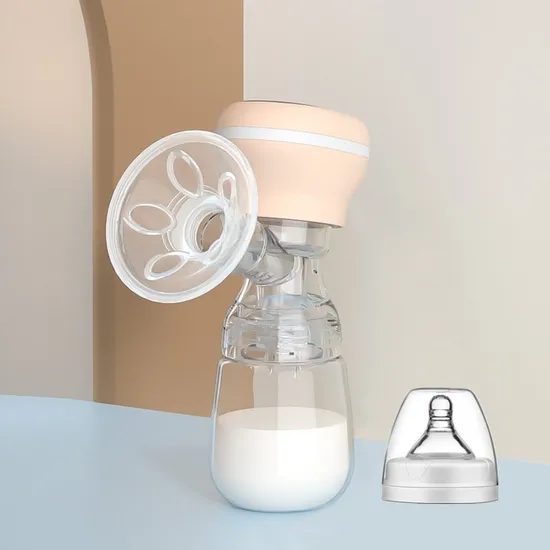 Portable 9 Levels All in One Breast Pump Boob Single Touch Electric Breast Pump with Low Noise 