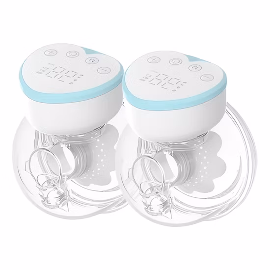 Rechargeable Extractor Low Noise Breast Pump Baby Feeder Painless Sucking Silicone Hands Free Electric Wireless Wearable Breast Pump 