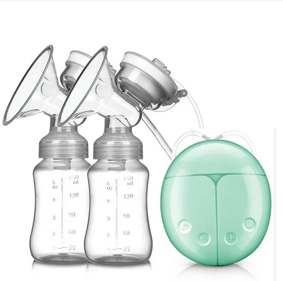 Good Quality Double Milk Feeding Breast Pump Automatic Suction Machine BPA Electric Breast Pump 