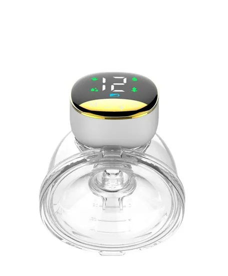 High Performance Silicone Breast Pumps Baby Electric Wearable Hands Free 