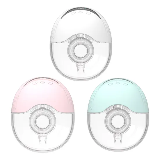 Portable Silicone Milk Shell Collector Integrated Wearable Electric Breast Pump 