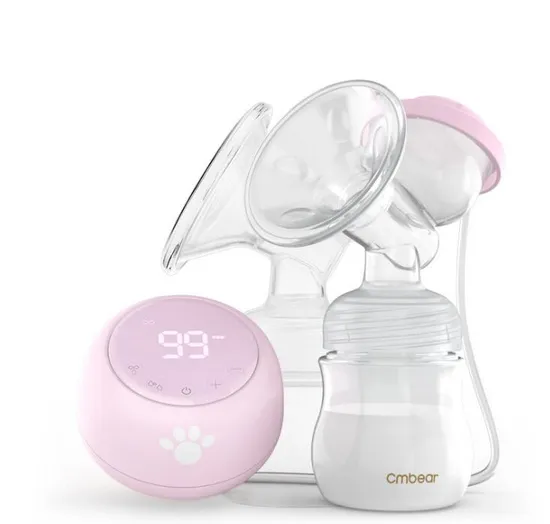 Advanced Double Electric Breast Pump Kit with Feeding Bottles 