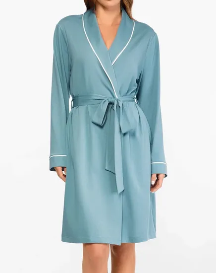 Women′s Maternity/Nursing Robe & Baby Gown Set Mommy & Me Matching Pajama Sets 