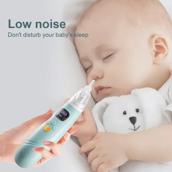 Rechargeable Booger Sucker Nasal Aspirator Electric Baby Nose Sucker 3 Levels Suction 