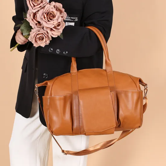 Fashion Wholesale Retro Leather Bag New Portable Handbag Multi