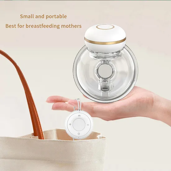 Hands Free Baby Bottle Silicone Colostrum Collector Double Cups Wearable Electric Breast Pump 