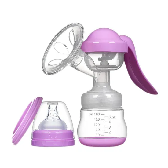 High Quality Wireless Portable Silicone Manual Breast Pump for Baby Products 