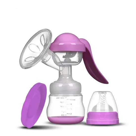 CE Standard Painless Manual Breast Pump Portable Single Milk Extractor 