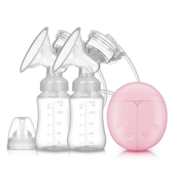 Double Side Breading Pumping Bilateral Touch Screen Electric Breast Milk Pump 